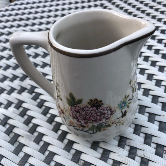 MAYER CHINA vintage floral milk cup pitcher ceramic Beaver Falls PA USA Made 288 - Picture 6 of 13
